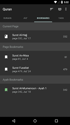 Update Quran kanggo Android - Screenshot Android 3