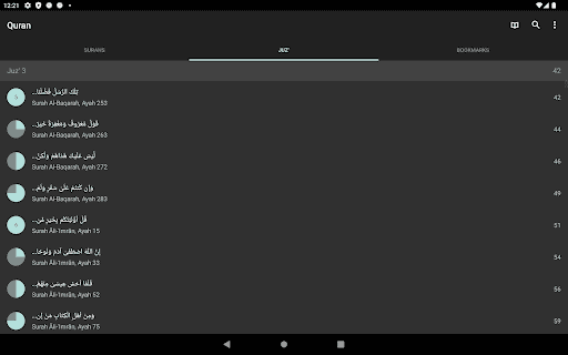 Update Quran kanggo Android - Screenshot Android 10